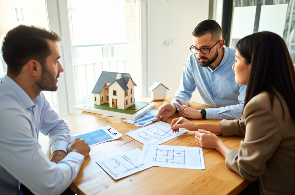 Real estate professionals using Realty Pro App